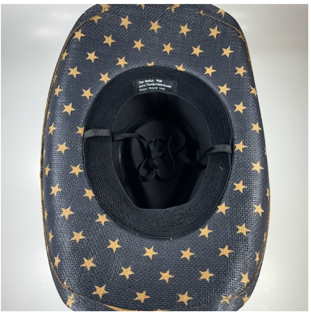 Tan American Flag Cowboy Hat