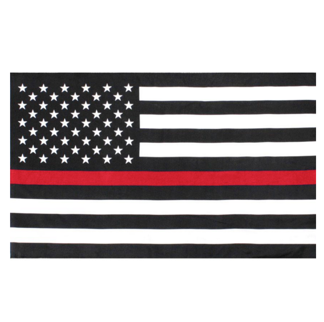 Red Line American Flag