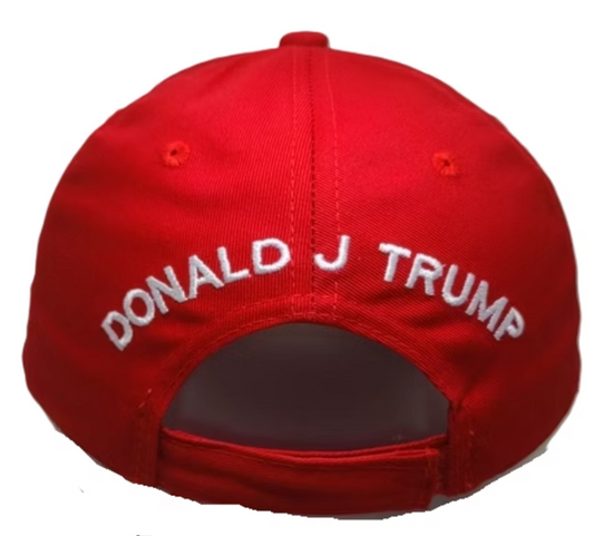 Trump 2028 American Flag Cap - Available in Red, White or Blue
