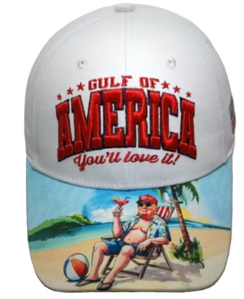 Gulf Of America Caps - Available in Red, White, Blue or Black