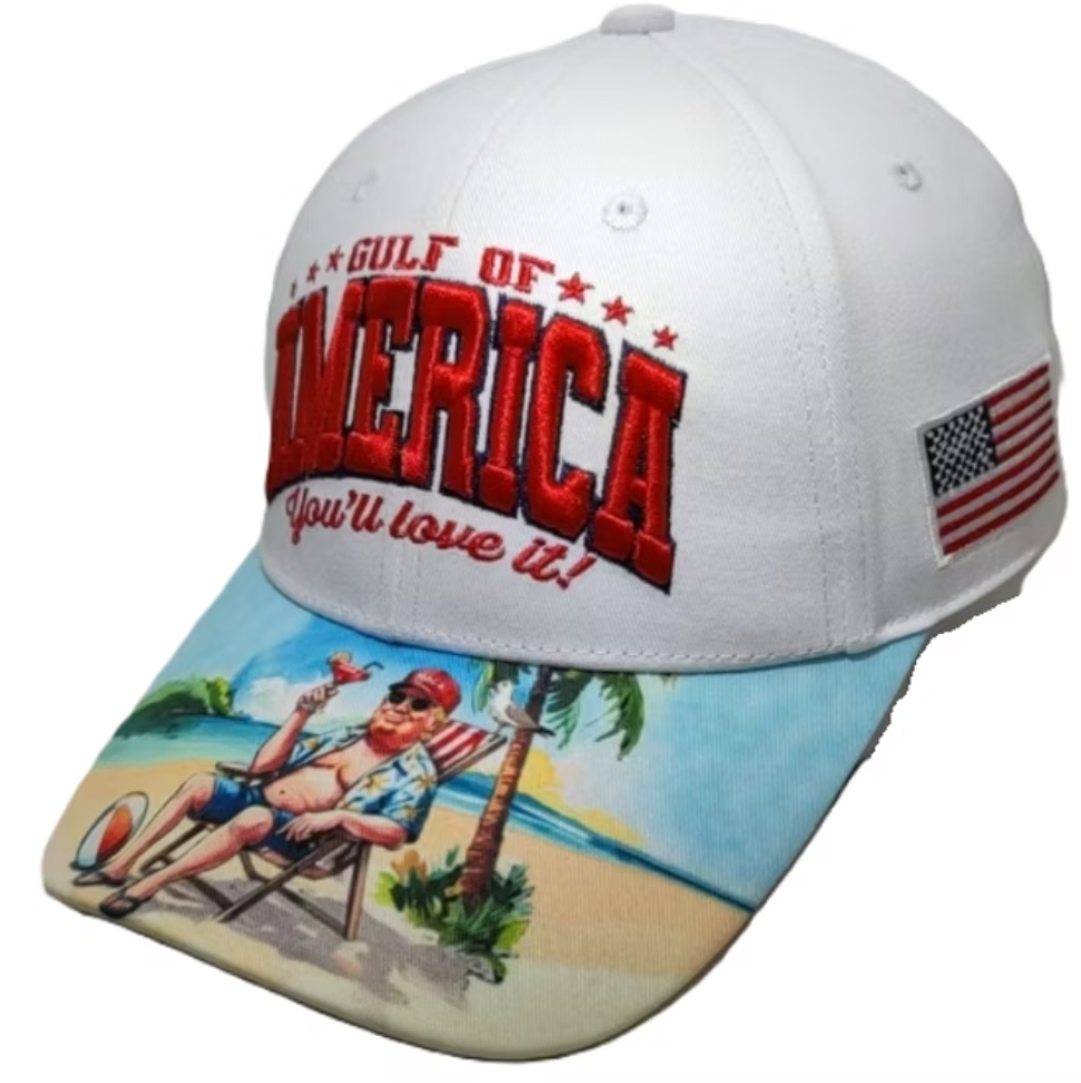 Gulf Of America Caps - Available in Red, White, Blue or Black