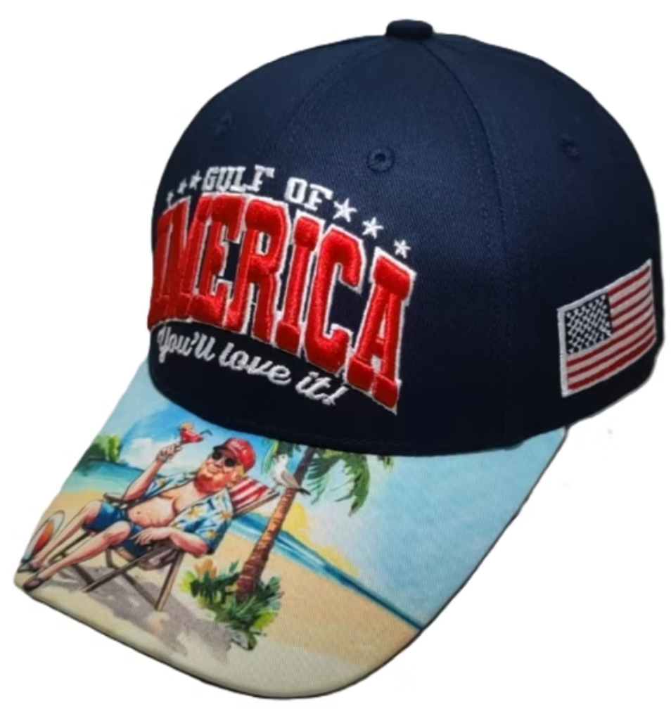 Gulf Of America Caps - Available in Red, White, Blue or Black