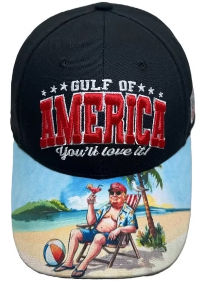 Gulf Of America Caps - Available in Red, White, Blue or Black