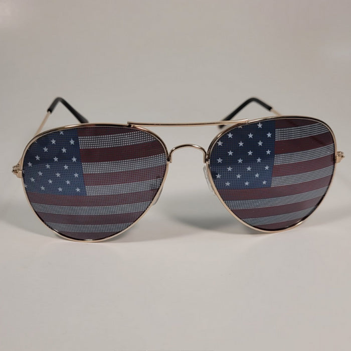 American Flag Aviator Sunglasses