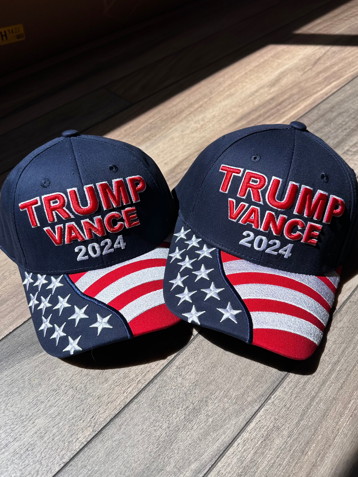 American Flag  "Trump Vance 2024" Cap