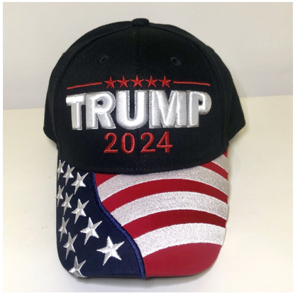 TRUMP 2024 American Flag Cap