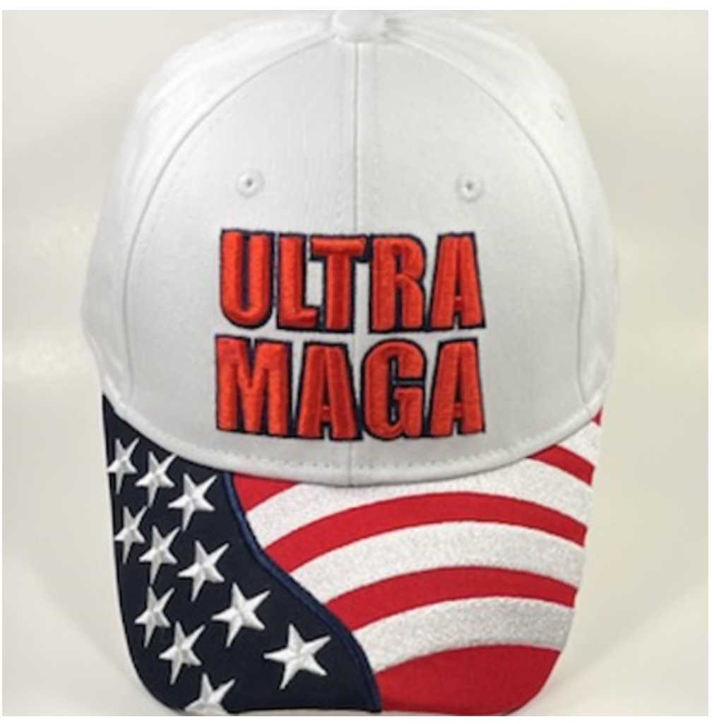 Ultra MAGA American Flag Cap