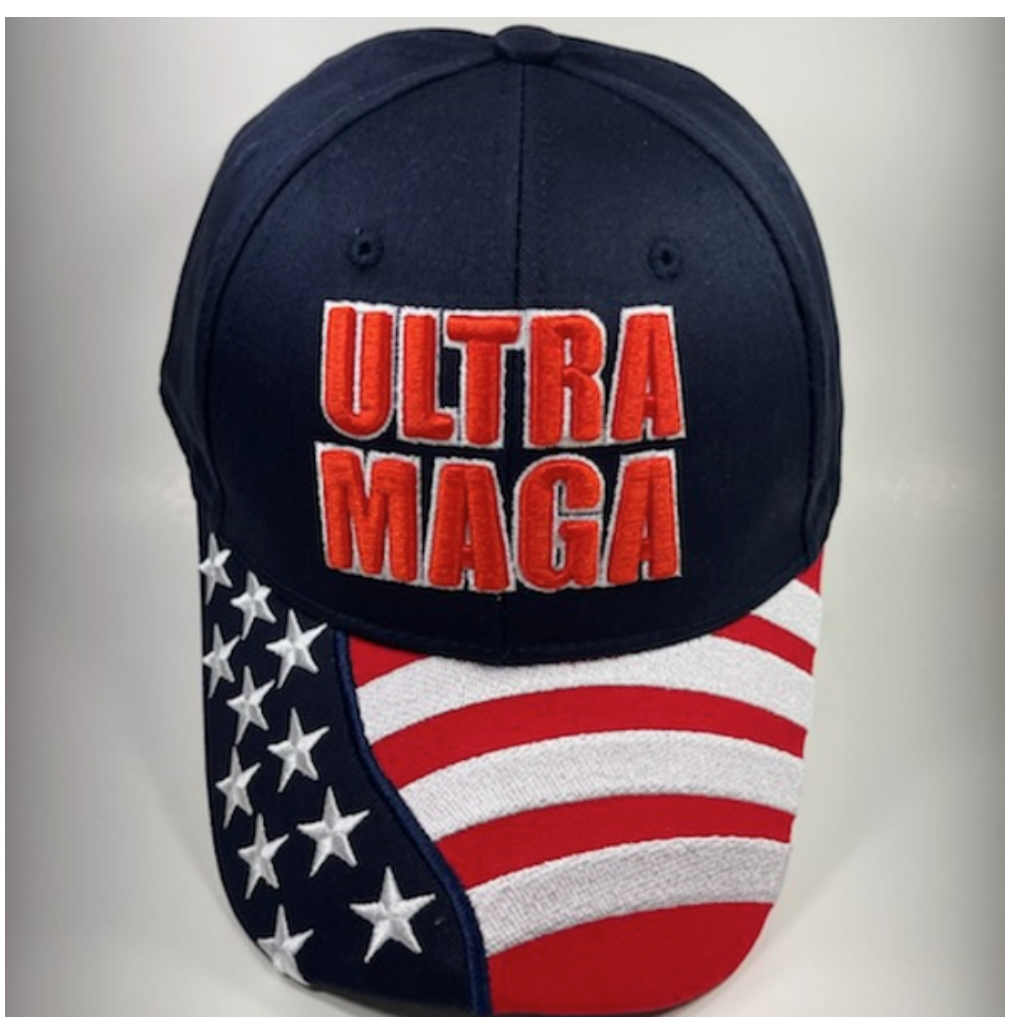Ultra MAGA American Flag Cap