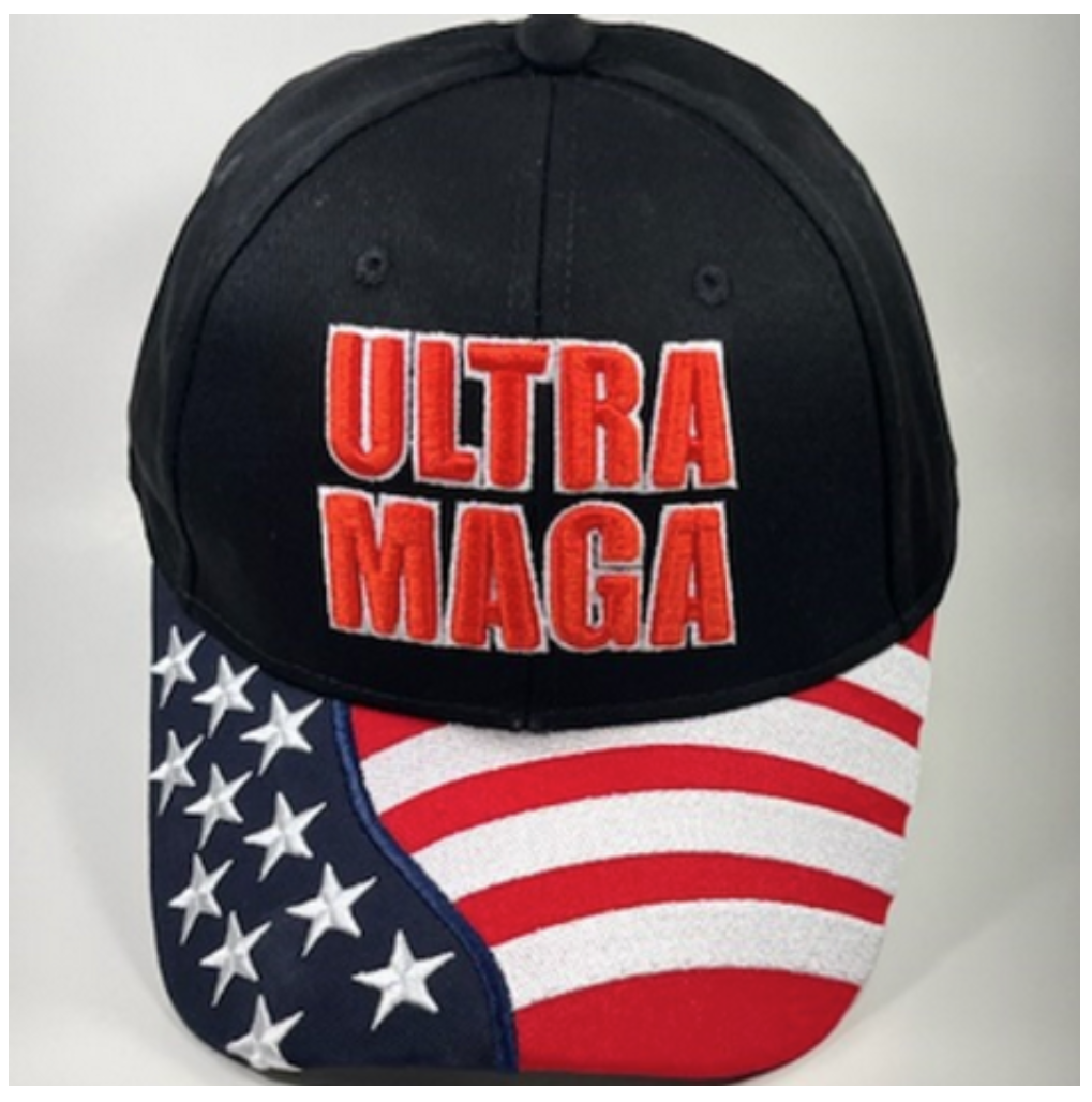 Ultra MAGA American Flag Cap