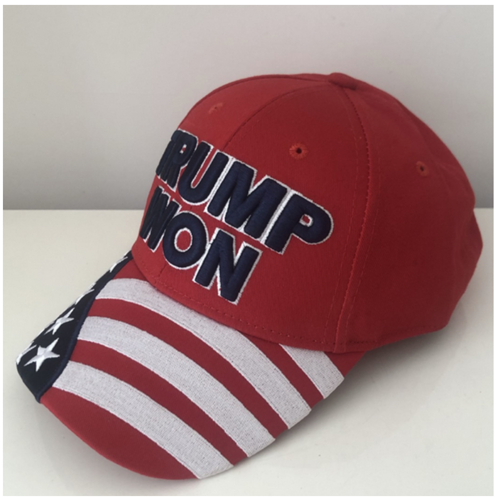 Trump Won American Flag Cap