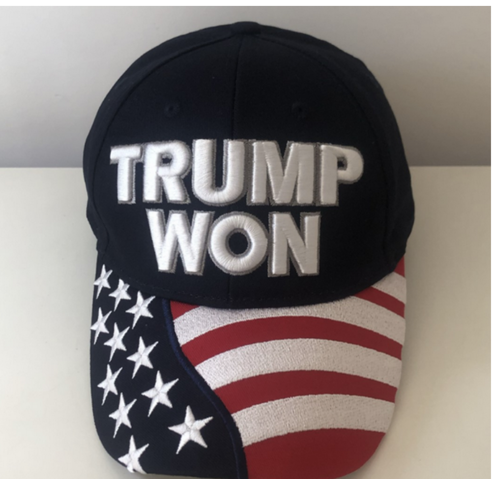 Trump Won American Flag Cap