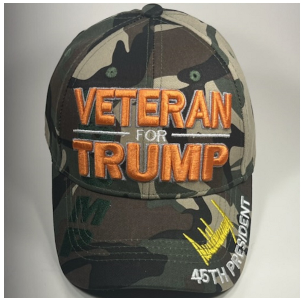 Veteran For Trump Caps
