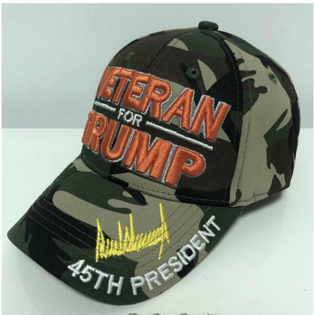 Veteran For Trump Caps