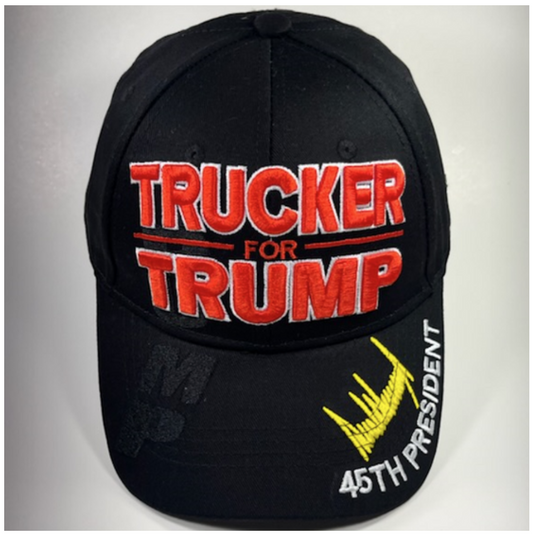 Trucker For Trump Cap
