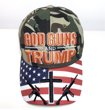 GOD, GUNS and TRUMP Cap