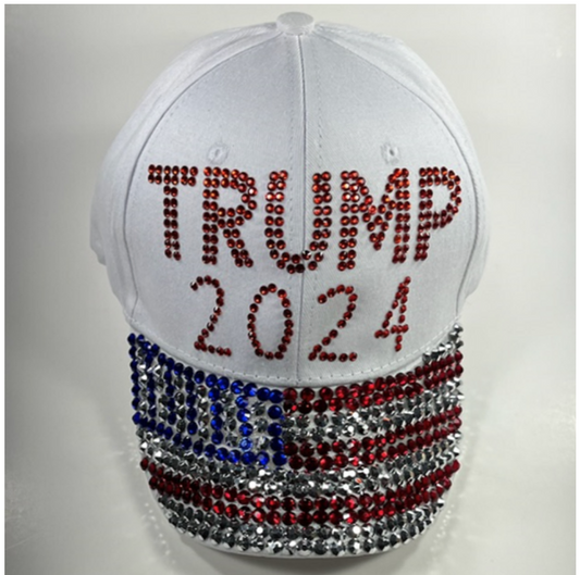 Trump 2024 Rhinestone Cap