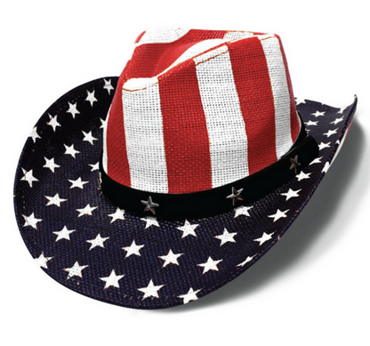 American Flag Cowboy Hat