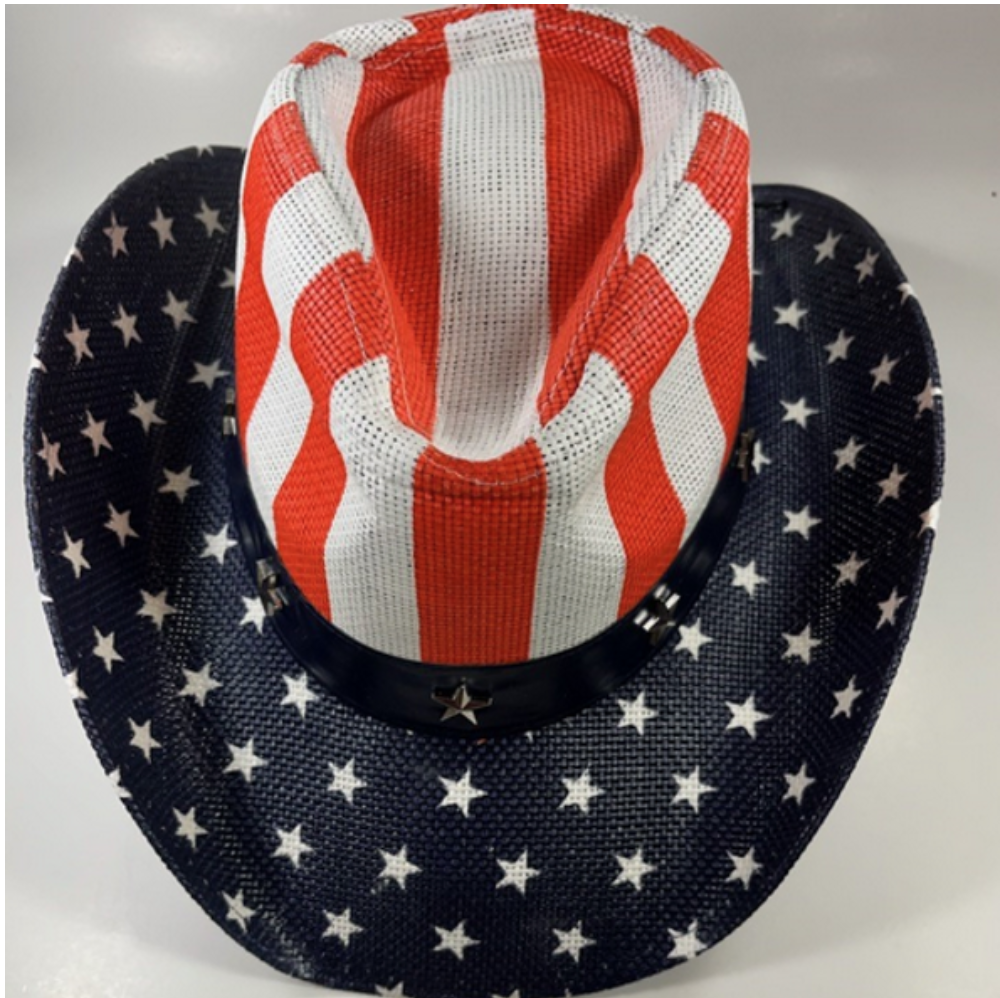 American Flag Cowboy Hat