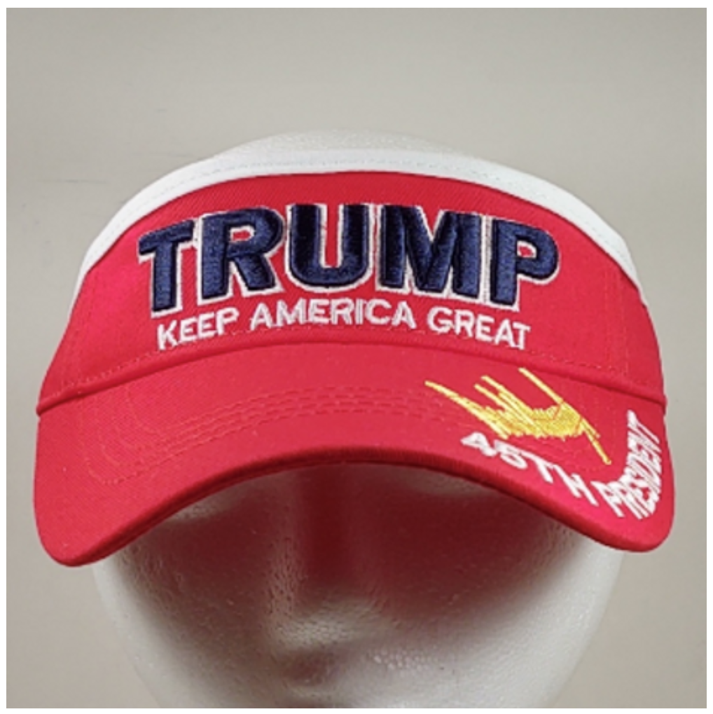 Trump "Keep America Great" Signature Visor