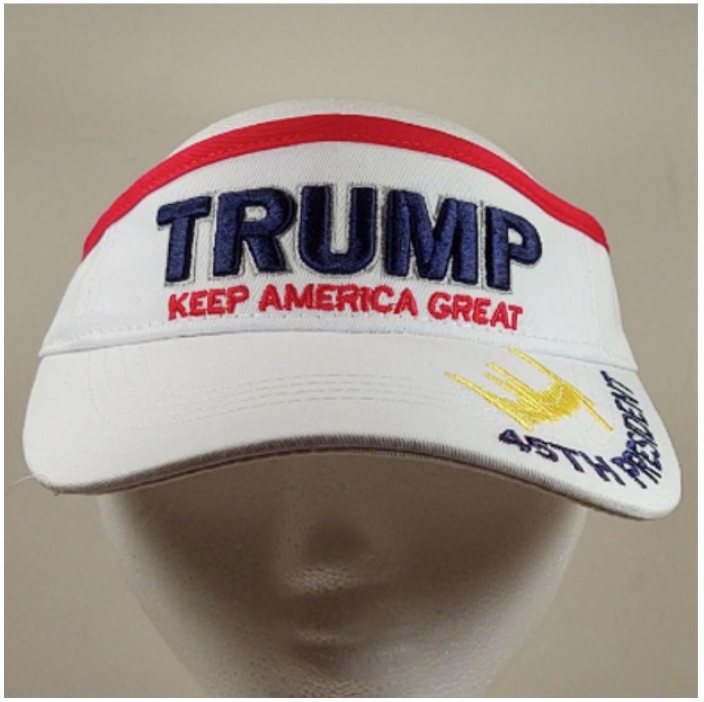 Trump "Keep America Great" Signature Visor