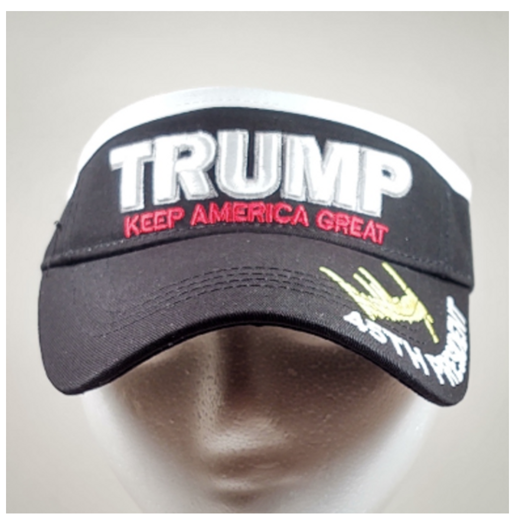 Trump "Keep America Great" Signature Visor