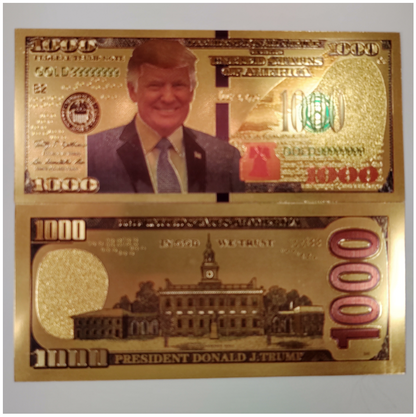 Trump golden bills