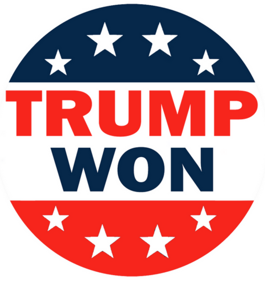 Trump Won button