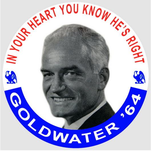 Goldwater '64 button