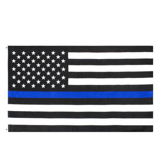 Thin Blue Line American Flag