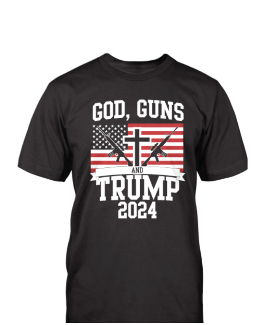 God, Guns, Trump 2024 T-Shirt