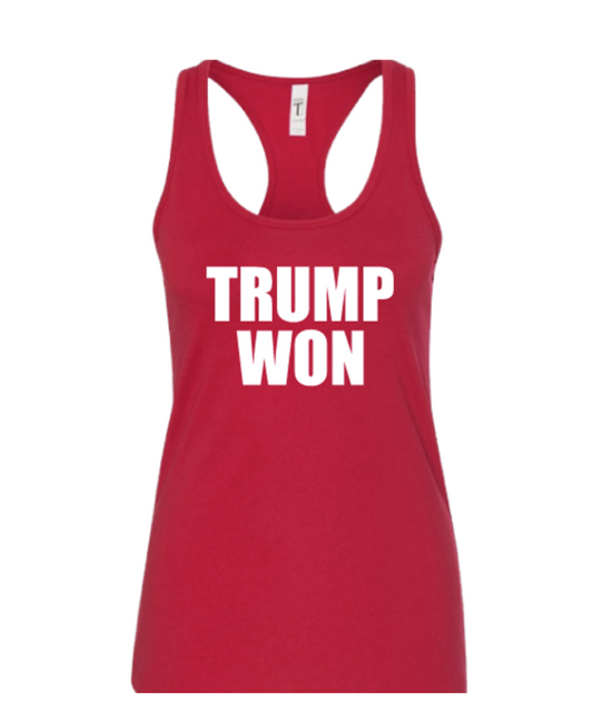 Trump Won Women's Tank Top