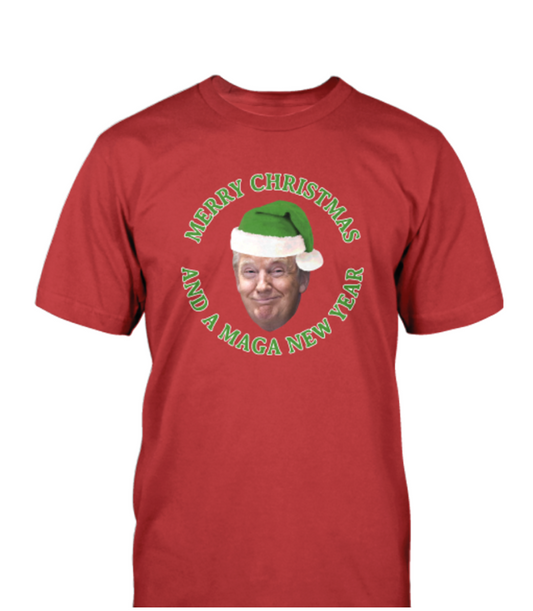 Merry Christmas And A MAGA New Year T-Shirt