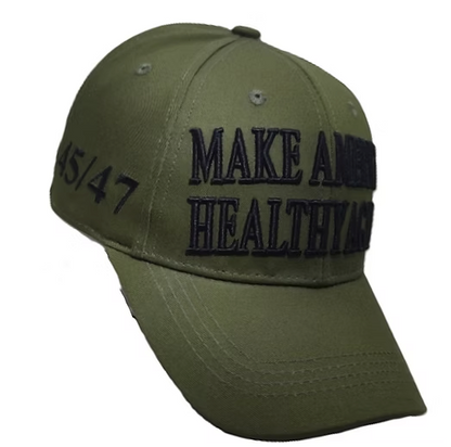 Make America Healthy Again 45/47 Cap – Available in Olive Green