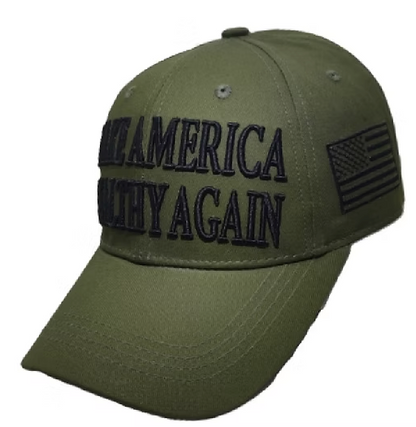 Make America Healthy Again 45/47 Cap – Available in Olive Green
