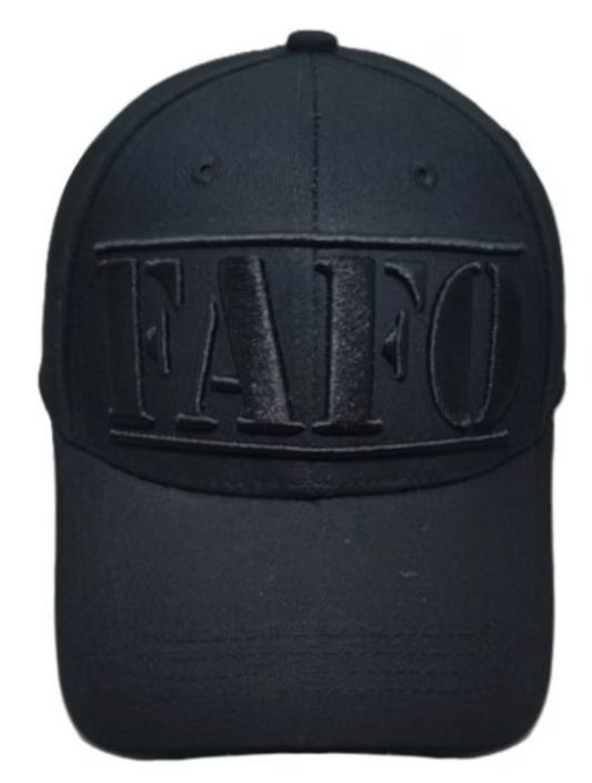 Trump Dark FAFO Cap - Available in Black