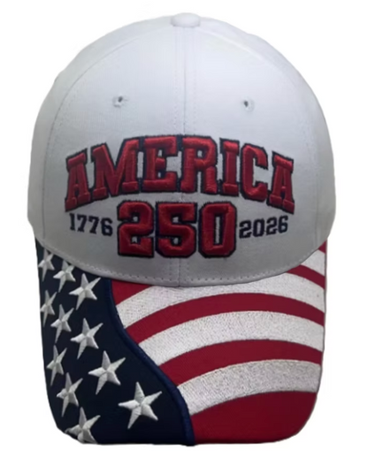 America 250th Anniversary Caps