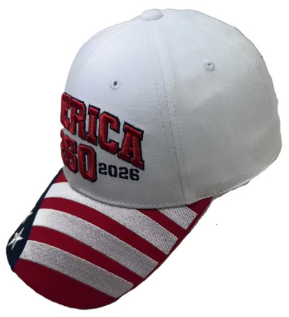 America 250th Anniversary Caps