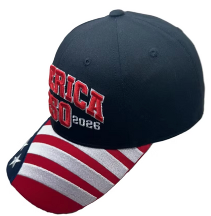 America 250th Anniversary Caps