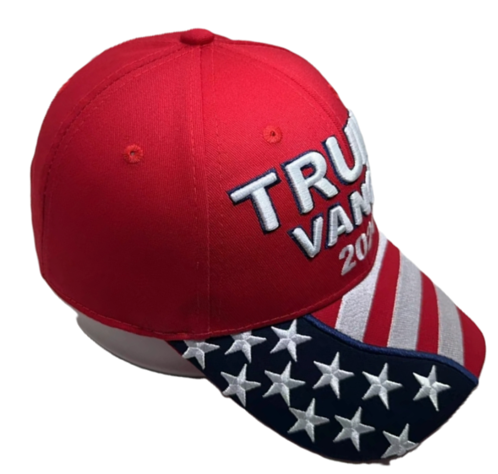 American Flag  "Trump Vance 2024" Cap