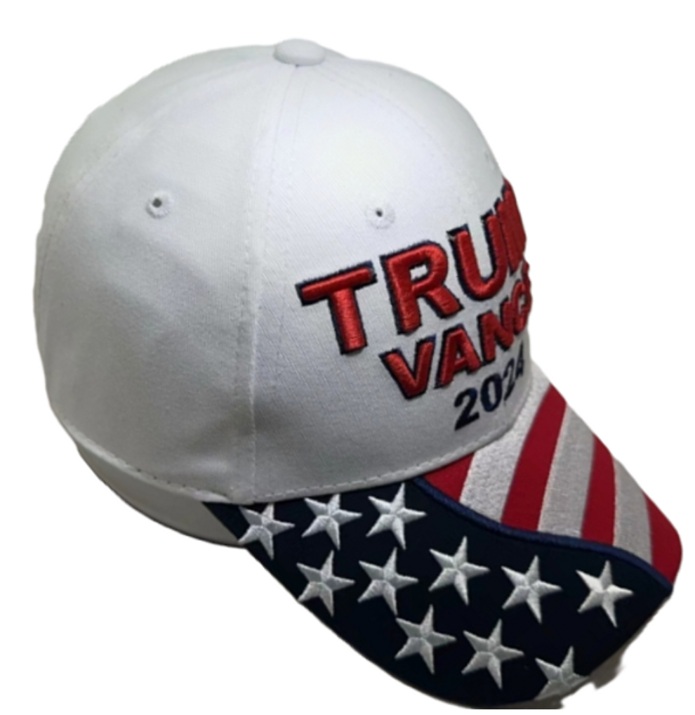 American Flag  "Trump Vance 2024" Cap