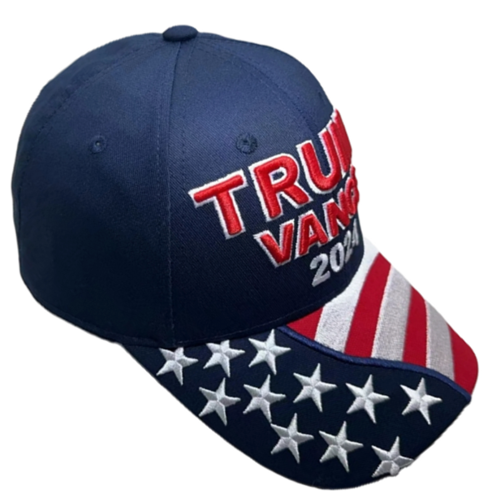 American Flag  "Trump Vance 2024" Cap