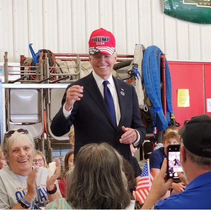 Trump 45/47 2024 American Flag Cap
