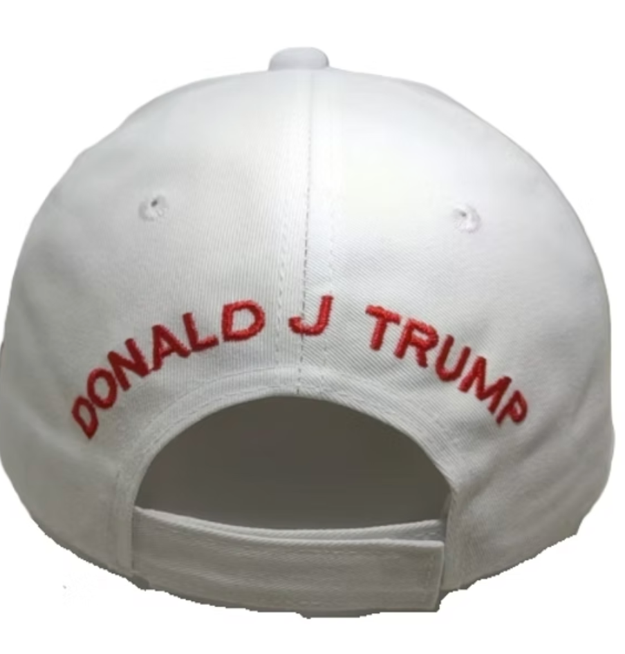 Trump 2028 American Flag Cap - Available in Red, White or Blue