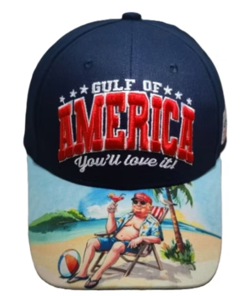 Gulf Of America Caps - Available in Red, White, Blue or Black