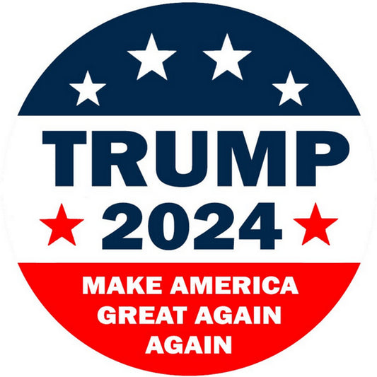 Trump 2024 Make America Great Again Again button