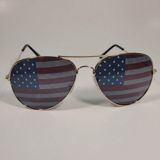 American Flag Aviator Sunglasses